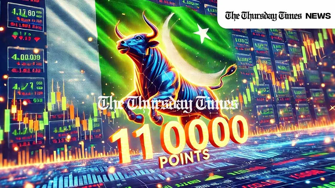 An illustration is shown of the PSX experiencing a bull run. — ORIGINAL/THE THURSDAY TIMES