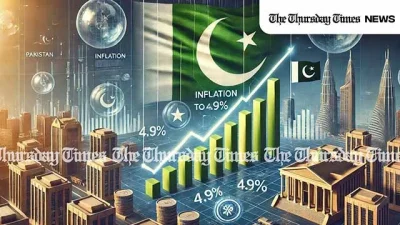 Pakistan’s inflation rate has declined to just 4.9%, showing avid signs of economic stability. — ORIGINAL/THE THURSDAY TIMES