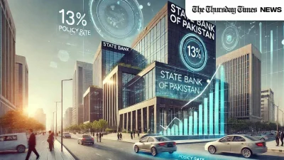 SBP cuts rates to 13%, markets respond with optimism. — ORIGINAL/THE THURSDAY TIMES