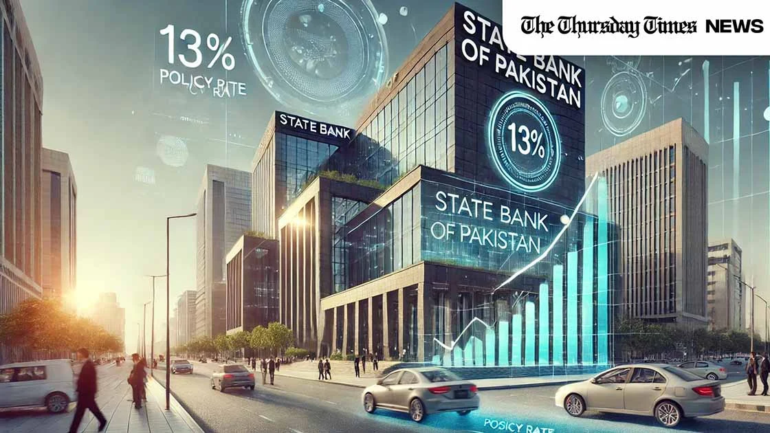 SBP cuts rates to 13%, markets respond with optimism. — ORIGINAL/THE THURSDAY TIMES