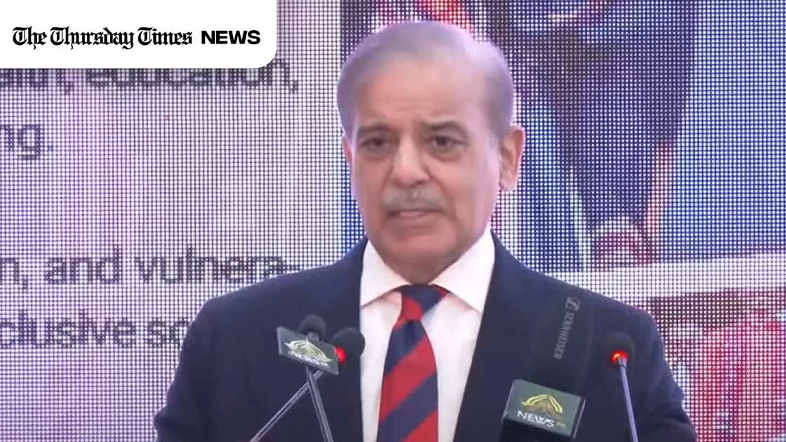 A file photo is shown of incumbent Pakistani prime minister Shehbaz Sharif at Islamabad on December 31, 2024. — FILE/THE THURSDAY TIMES