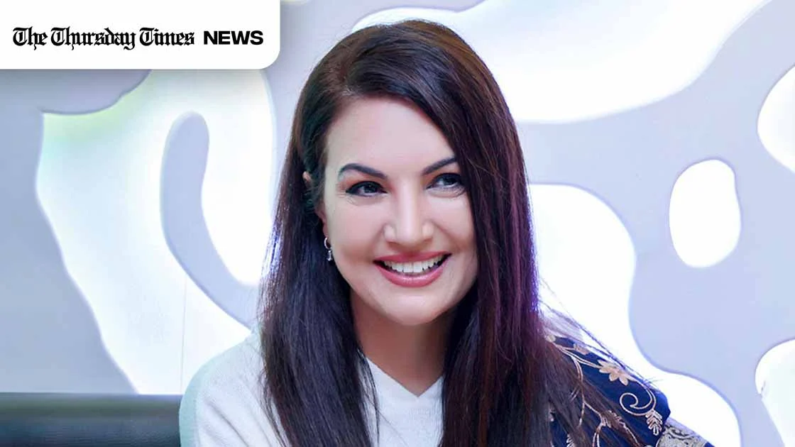 A file photo is shown of journalist Reham Khan. — FILE/THE THURSDAY TIMES