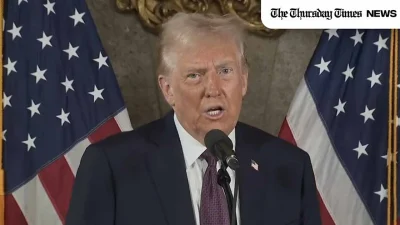President Donald Trump is set to address the nation from the Oval Office at 2 p.m. Eastern Time with the White House insisting the focus is defence policy even as rumours swirl over his health and possible resignation. — FILE/THE THURSDAY TIMES