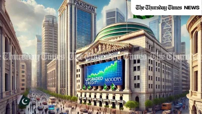 Moody’s upgrades Pakistan economic outlook after IMF deal boosts investor confidence. — ORIGINAL/THE THURSDAY TIMES