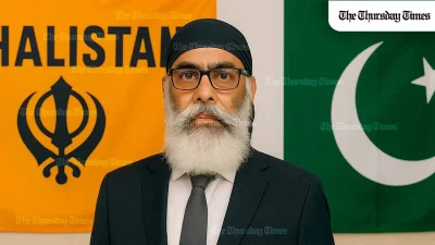 “Pakistan is not your enemy,” Pannun declared. “Pakistan is, and will be, a friendly country for the Sikh people and for Khalistan. Once we liberate Punjab, Pakistan will be our neighbour.” — IMPRESSION/THE THURSDAY TIMES