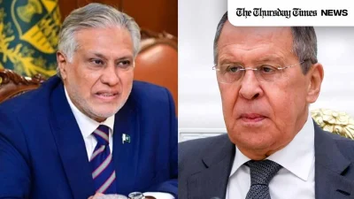 Pakistan seeks Russian support as tensions with India surge over Kashmir and water treaty violations. — FILE/THE THURSDAY TIMES