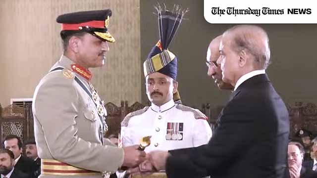 Pakistan's army chief Asim Munir awarded field marshal baton. — FILE/THE THURSDAY TIMES