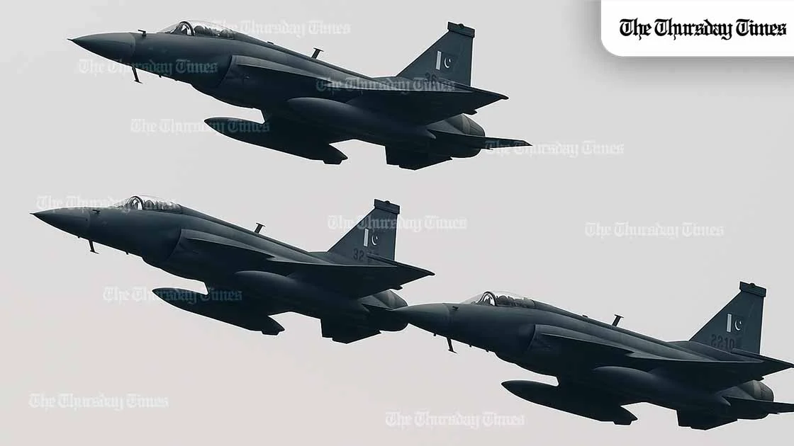 Chinese defence shares surged following reports that Pakistan may have used J-10C jets in its air response to India. — THE THURSDAY TIMES
