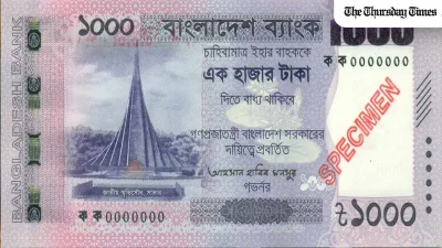 New banknotes drop Sheikh Mujib as Bangladesh resets its political symbols. — FILE/THE THURSDAY TIMES