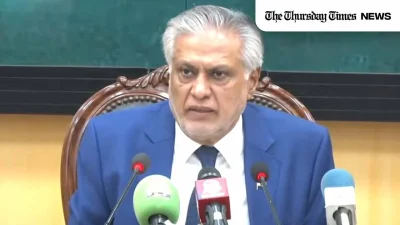 A file photo is shown of Pakistan's deputy prime minister/foreign minister Ishaq Dar. — FILE/THE THURSDAY TIMES