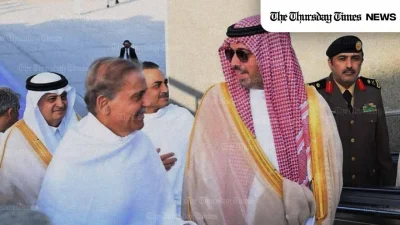 Shehbaz’s Eid diplomacy in Saudi Arabia underscores Islamabad’s quest for economic revival and regional calm. — FILE/THE THURSDAY TIMES