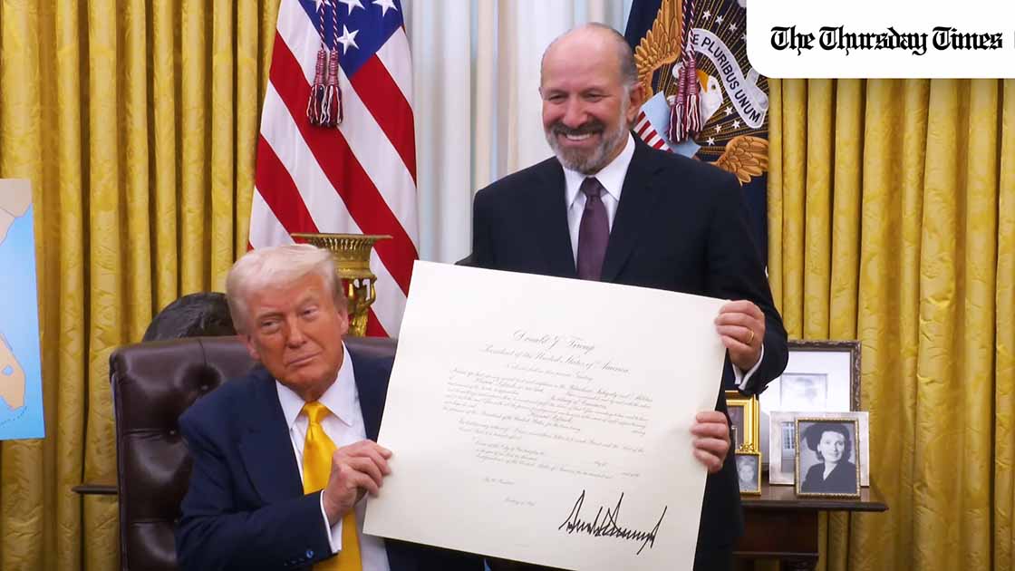 Trump administration outlines major immigration reforms, including wage-based H1B visas and the launch of a gold card. — FILE/THE THURSDAY TIMES