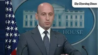 Trump’s deputy chief Stephen Miller accuses India of fuelling Russia’s war through oil trade. — FILE