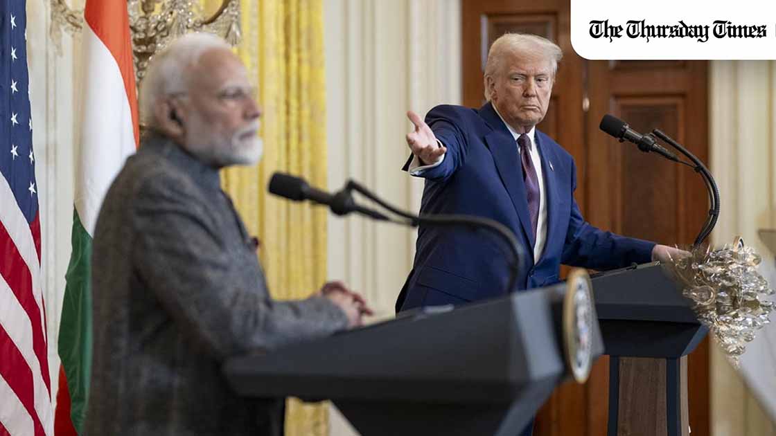 Trump slaps India with 50% tariffs. — POOL