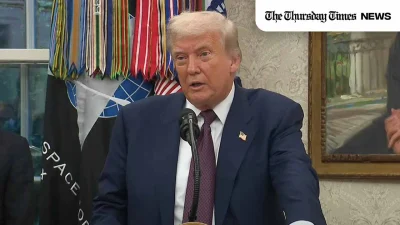 Trump hits India with massive tariffs while warning of more sanctions ahead. — FILE/THE THURSDAY TIMES