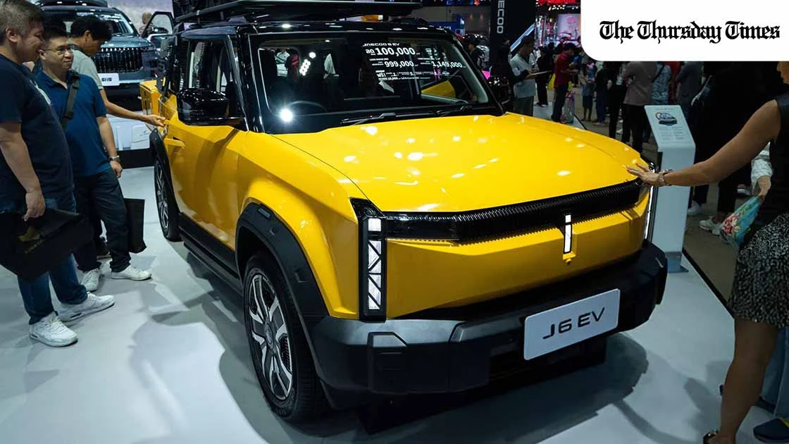 Officials from both companies suggest more NEVs are expected soon under the Omoda and Jaecoo names, further signalling a long-term commitment to local EV production. — Peerapon Boonyakiat/SOPA Images/LightRocket