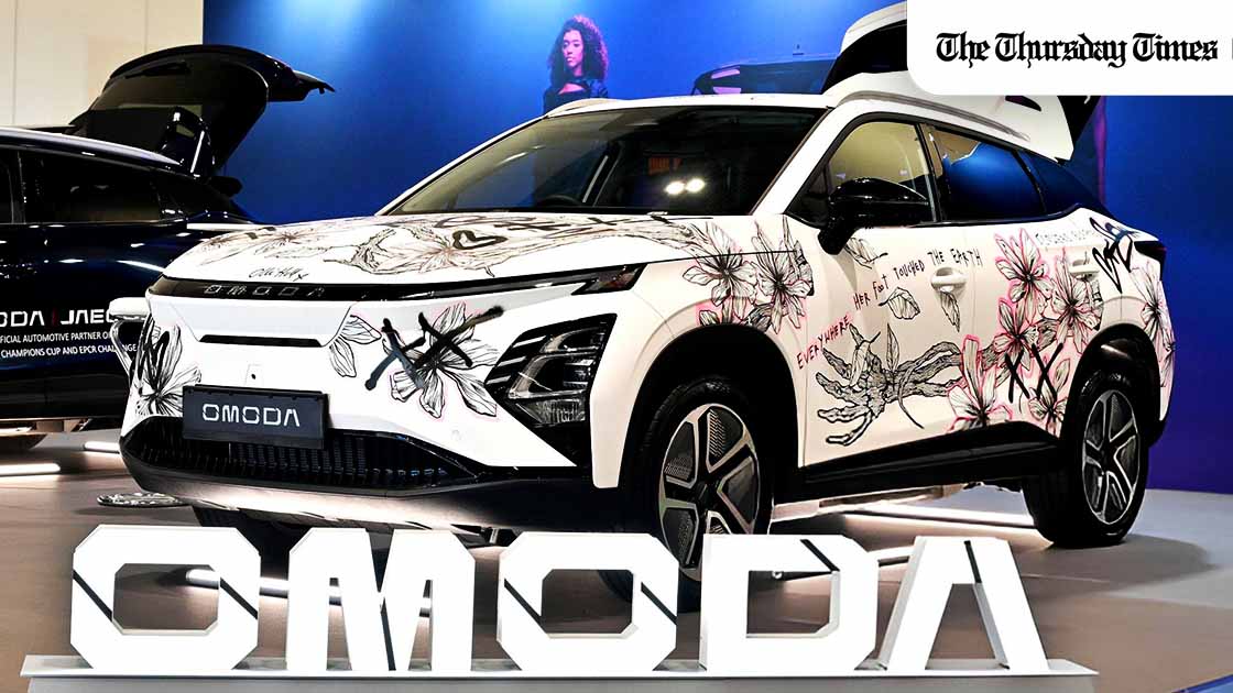 The Omoda E5, offering more than 500 km in rated range, positions itself as a high-spec yet accessible alternative for electric SUV buyers seeking long-range functionality and premium features. — John Keeble/Getty Images