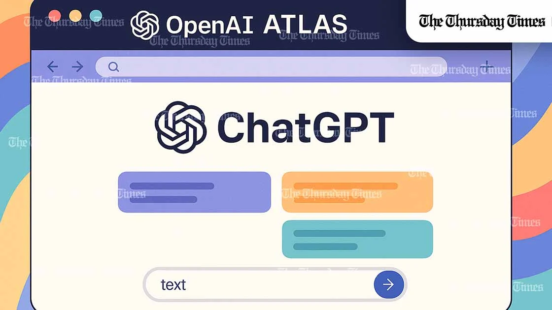OpenAI has introduced ChatGPT Atlas, a browser built around its famous chatbot that lets users talk to webpages and automate tasks, and is now available on macOS with plans for Windows and mobile. — ORIGINAL/THE THURSDAY TIMES