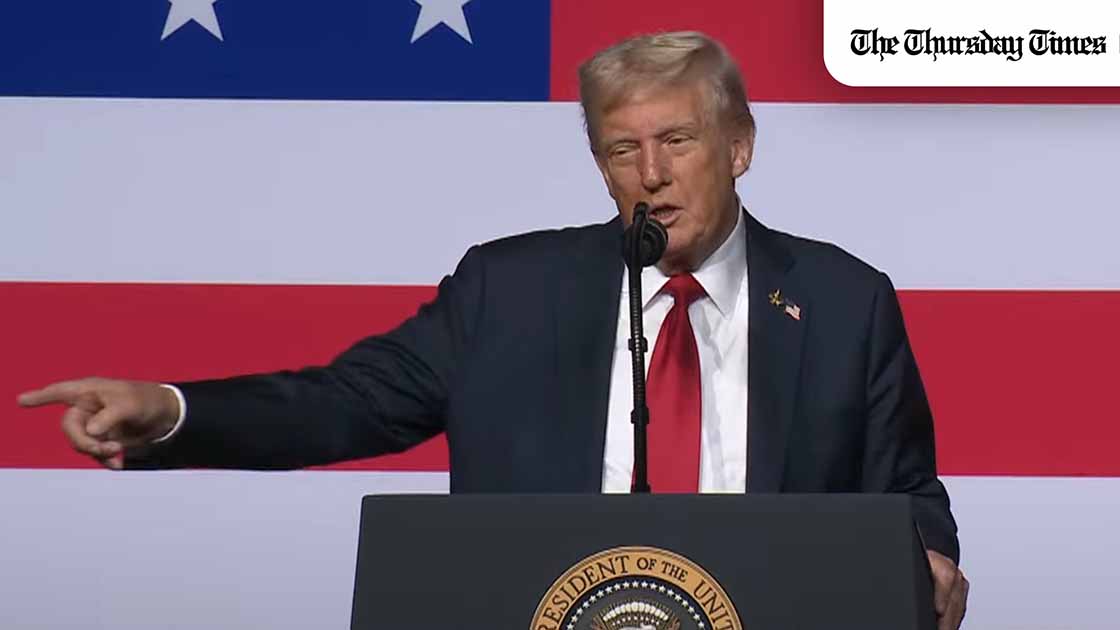 Trump says Pakistan’s Army Chief Field Marshal Asim Munir praised him for averting a potential war with India and saving millions of lives. — FILE/THE THURSDAY TIMES