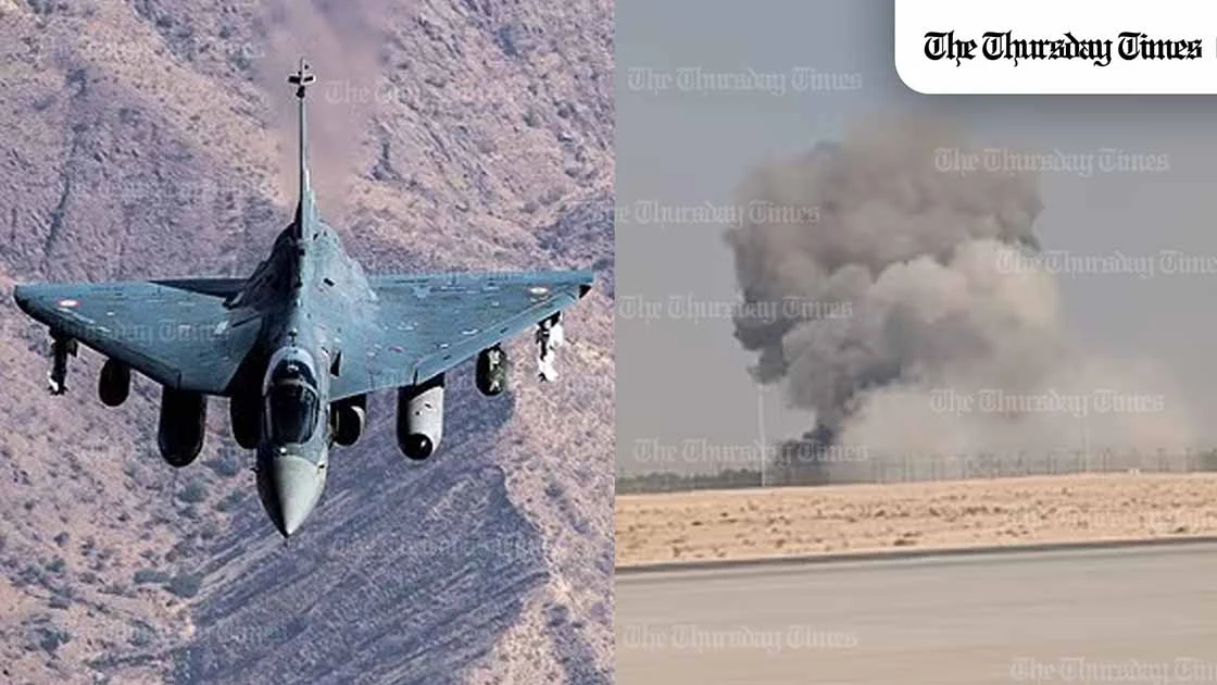 An Indian Air Force Tejas fighter jet crashed in a fiery accident during an aerial display at the Dubai Airshow. — FILE