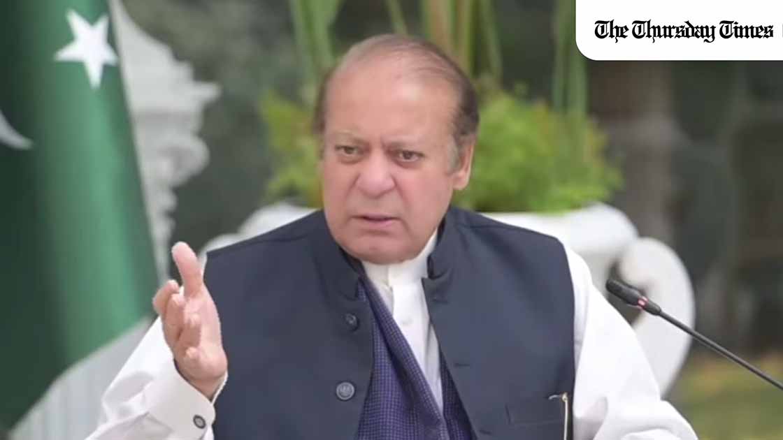 A file photo is shown of PML(N) chief Nawaz Sharif. — FILE/THE THURSDAYTIMES
