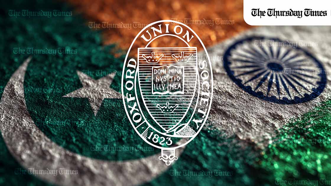 Pakistani students at the University of Oxford defeated Indian students 106–50 in a campus debate that sharply criticised India’s Pakistan policy and media narrative. — FILE/THE THURSDAY TIMES