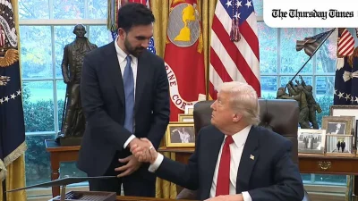 From “radical left” target to Oval Office partner, Trump’s meeting with Zohran Mamdani turned from feud to a focused conversation on rent, prices and making New York affordable again. — FILE/THE THURSDAY TIMES