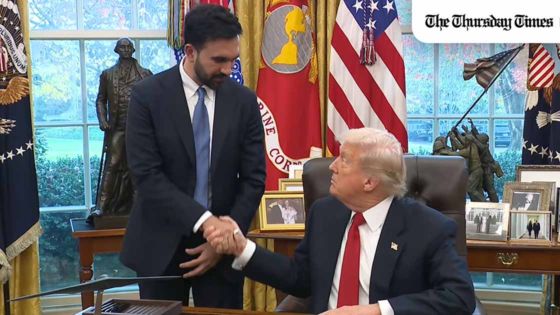 From “radical left” target to Oval Office partner, Trump’s meeting with Zohran Mamdani turned from feud to a focused conversation on rent, prices and making New York affordable again. — FILE/THE THURSDAY TIMES