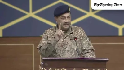 A file photo is shown of the Chief of Army Staff, Field Marshal Syed Asim Munir. — FILE/THE THURSDAY TIMES