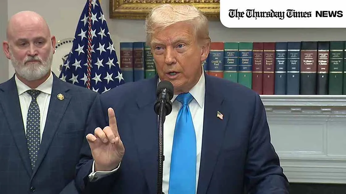 Donald Trump says the US carried out strikes against ISIS militants in north-west Nigeria on Christmas night, citing attacks on Christians. — FILE/THE THURSDAY TIMES