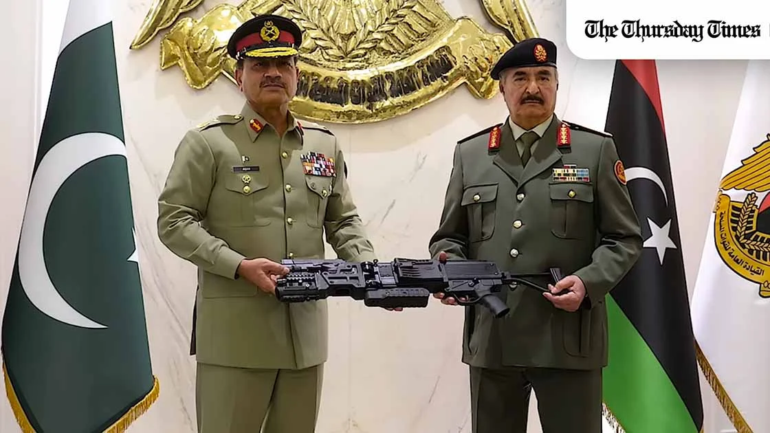 Pakistan is framing a new defence agreement with Libya as proof that indigenous military manufacturing is becoming a bigger export engine and a tool of diplomacy as global confidence in Islamabad rises. — FILE