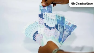 A file photo is shown of Pakistani Rupee banknotes. — FILE