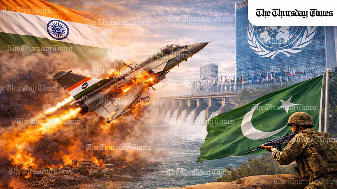 A UN report accuses India of unlawful military action against Pakistan in May and of violating obligations under the Indus Waters Treaty. — MICHAEL MCCALL FOR THE THURSDAY TIMES