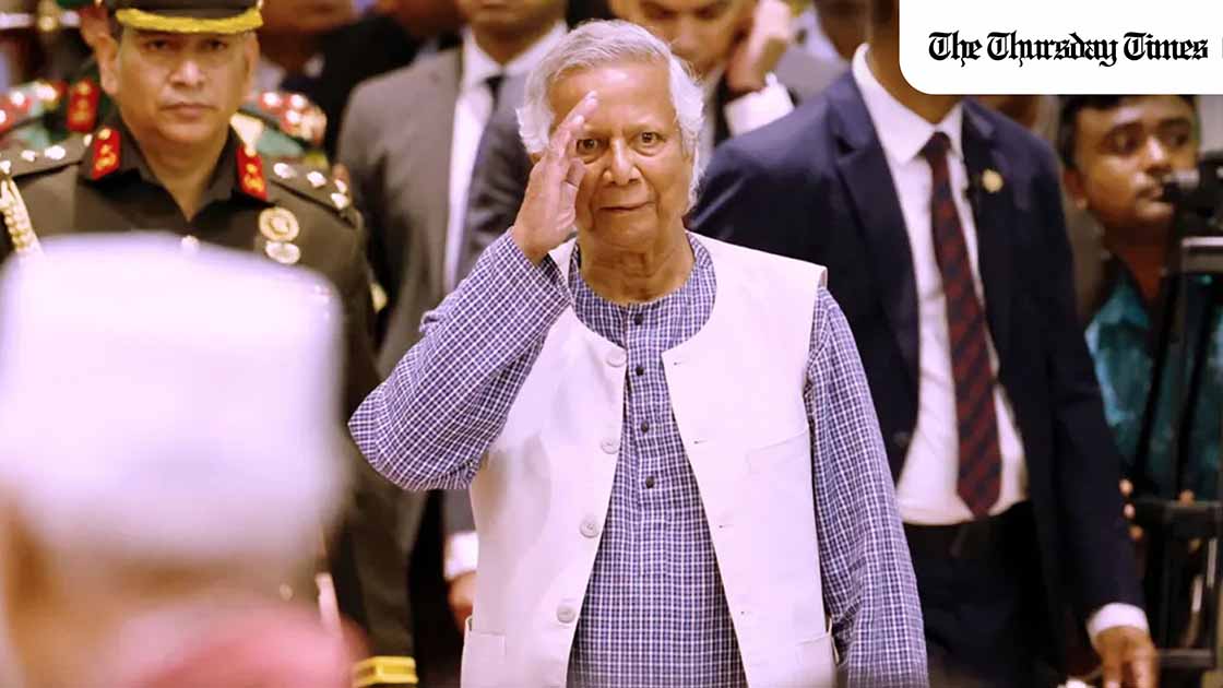 Prof Muhammad Yunus alleges ex-PM Sheikh Hasina’s supporters are spending millions from exile to sabotage Bangladesh’s election and destabilise democracy. — FILE