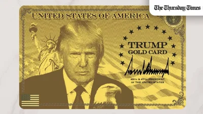 Trump has launched the Trump Gold Card, a paid fast-track residency scheme that promises major advantages over the Green Card and aims to raise substantial revenue for the United States Government. — FILE