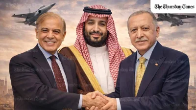 Turkey’s outreach to Pakistan and Saudi Arabia following their 2025 defence pact signals a broader shift towards flexible, overlapping security partnerships in a rapidly multipolar region. — FILE/THE THURSDAY TIMES