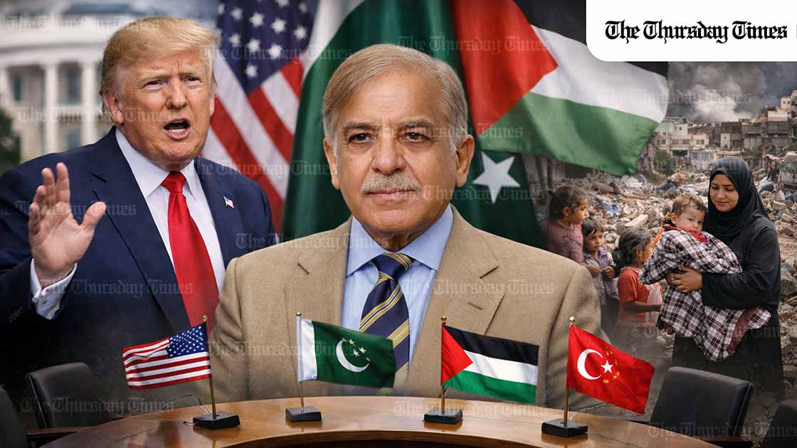 Trump’s invitation pulls Pakistan into a structured Gaza peace mechanism, widening Muslim-world representation while positioning Islamabad as a bridge-building actor focused on ceasefire, aid access, and civilian protection. — FILE/THE THURSDAY TIMES