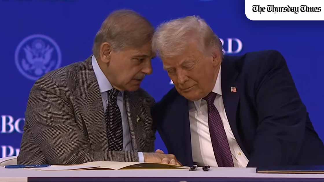 Pakistan’s entry into Donald Trump’s “Board of Peace” is being viewed as a strategic warning sign for India, with growing fears that the board’s expansion beyond Gaza could internationalise the Kashmir dispute and shift regional diplomacy against New Delhi. — FILE/THE THURSDAY TIMES