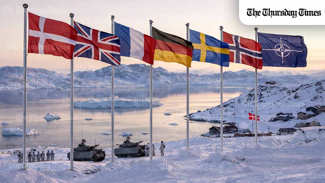 Seven European allies have issued a joint statement backing Denmark and Greenland while warning that US tariff threats risk damaging transatlantic unity and Arctic security. — FILE/THE THURSDAY TIMES