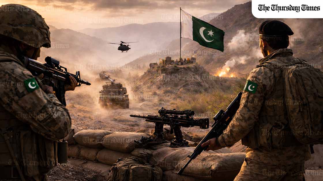 A data-driven audit of Pakistan’s 2025 war on terror reveals strategic containment, societal resistance, and unprecedented operational pressure on militant networks. — FILE/THE THURSDAY TIMES