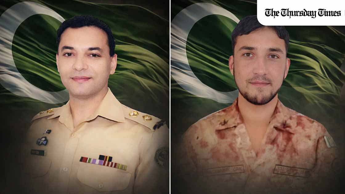 A suicide attack in Bannu was foiled during an intelligence-based operation, five militants were killed, and Lt Col Shahzada Gul Faraz and Sepoy Karamat Shah embraced martyrdom as Pakistan vowed to continue its counter-terror campaign without restraint. — FILE/THE THURSDAY TIMES