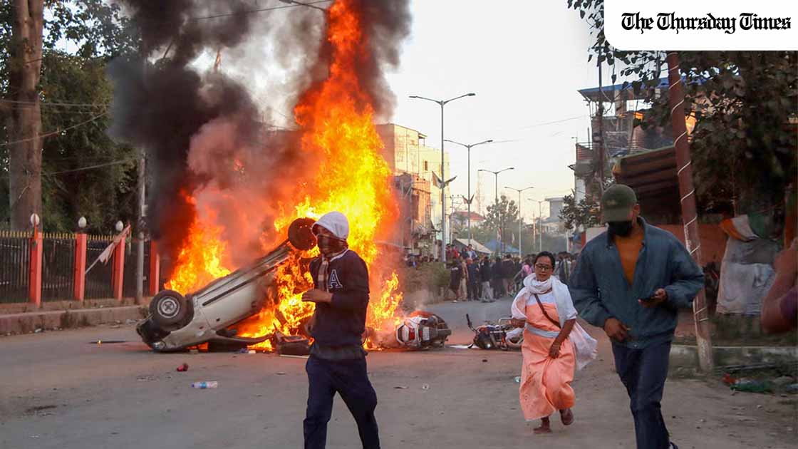 In Manipur, the state still exists on paper, but on the ground a separate country is being rehearsed in fear, barricades, and broken trust. — FILE/THE THURSDAY TIMES