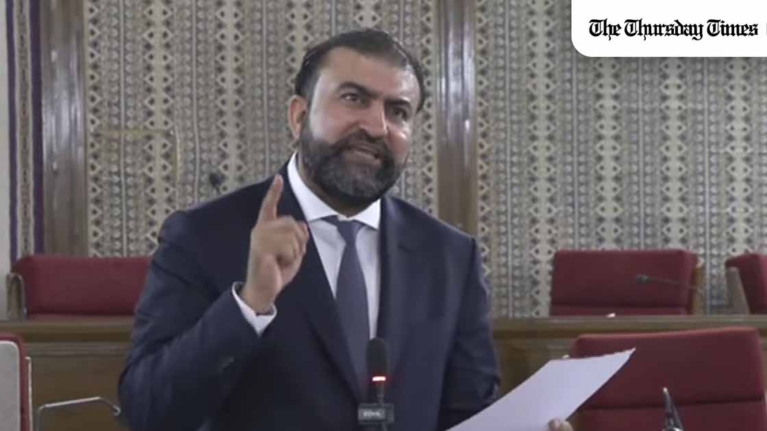 Balochistan’s chief minister Sarfraz Bugti sets a hard line in the provincial assembly by rejecting separatism, linking violence to deprivation, and offering dialogue only to those who renounce armed tactics while pledging to keep roads open. — FILE/THE THURSDAY TIMES
