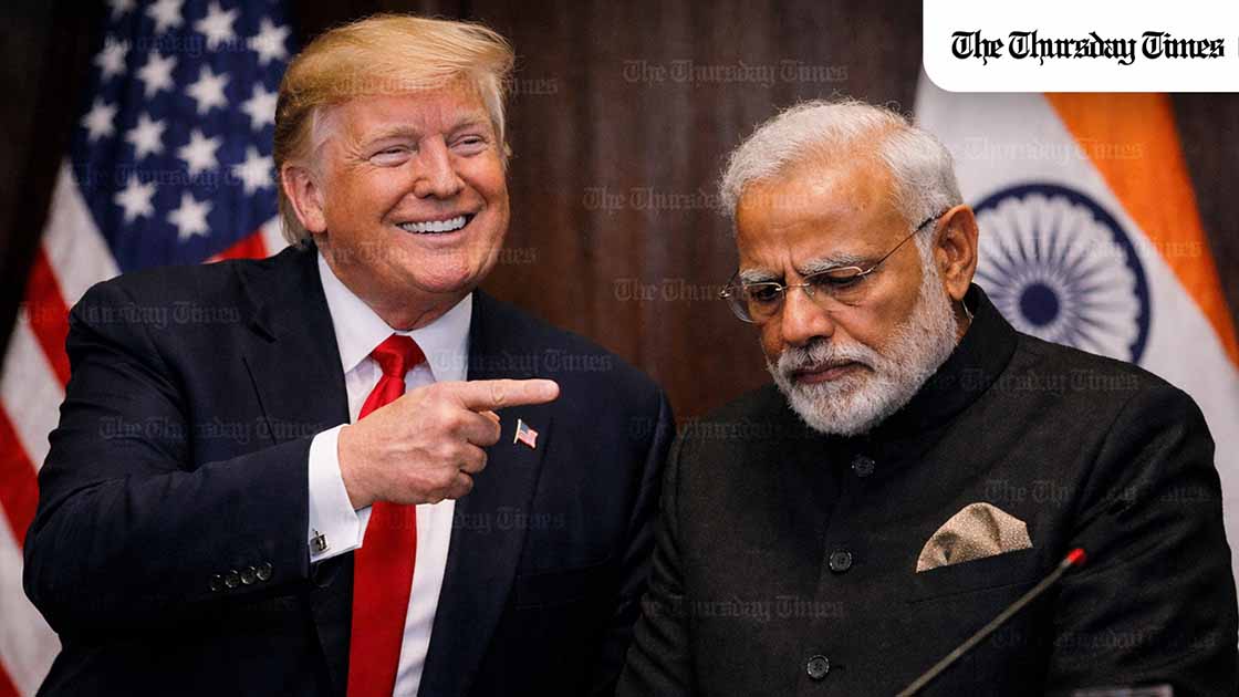 India’s interim trade deal with the United States is portrayed as a strategically unequal agreement that reduces India’s tariff protections while exposing its agriculture and labour-intensive industries to long-term economic and political costs under US pressure. — FILE/THE THURSDAY TIMES