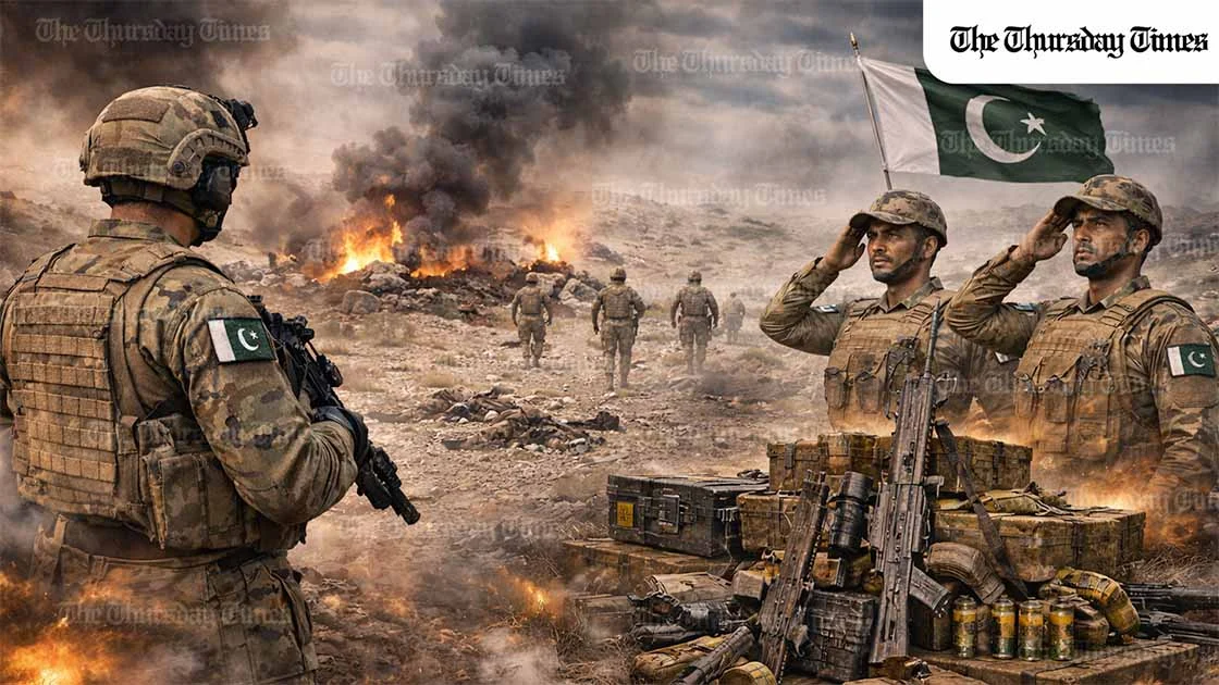 Operation Radd-ul-Fitna-1 has been successfully completed in Balochistan, with ISPR saying intelligence-based operations dismantled terrorist networks and dealt a major blow to their leadership and operational capacity. — FILE/THE THURSDAY TIMES