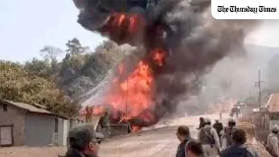 Manipur imposed curfew and suspended internet services in Ukhrul after fresh violence and clashes were reported, leaving residents cut off and daily life disrupted as the authorities try to contain unrest. — FILE