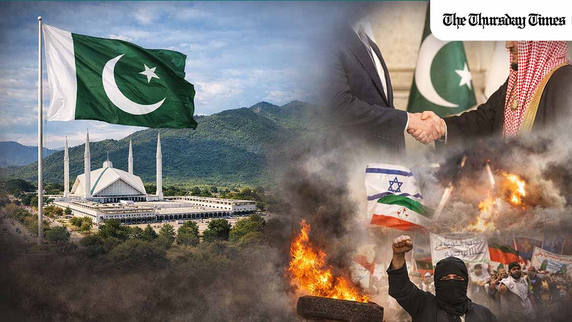 Amid rising regional tensions, Pakistan is being portrayed as pursuing a cautious and balanced strategy while facing growing concern that external pressure may increasingly be channelled through internal division, sectarian polarisation and destabilising narratives. — FILE/THE THURSDAY TIMES