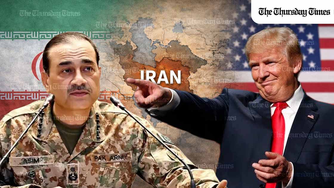 Pakistan is trying to mediate between the United States and Iran by activating backchannel diplomacy, using its ties with Tehran and Washington after reported contact between Donald Trump and Field Marshal Asim Munir and parallel outreach by Shehbaz Sharif to Masoud Pezeshkian. — FILE/THE THURSDAY TIMES