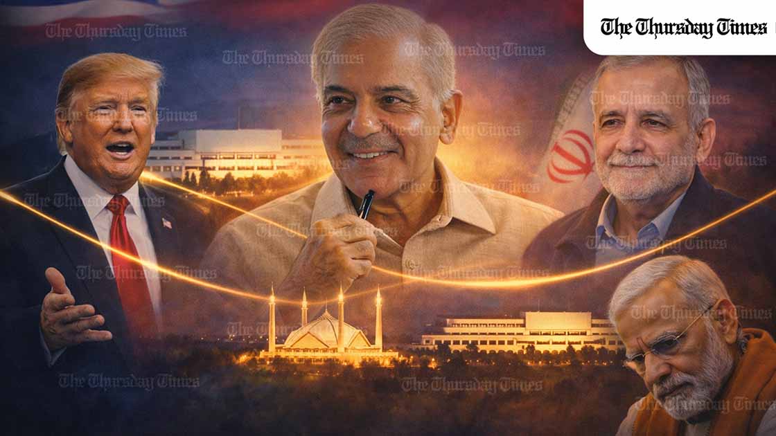 Pakistan’s diplomatic relevance has risen sharply during the U.S.-Iran crisis, while Narendra Modi’s personalised foreign policy has left India increasingly isolated and reactive. — FILE/THE THURSDAY TIMES