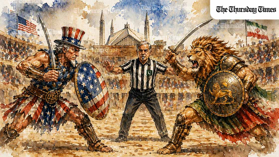 Pakistan’s role in Islamabad Talks 2.0 is being tested by silence, delay and hard bargaining. The real diplomatic work may only just be starting. — MICHAEL MCCALL FOR THE THURSDAY TIMES